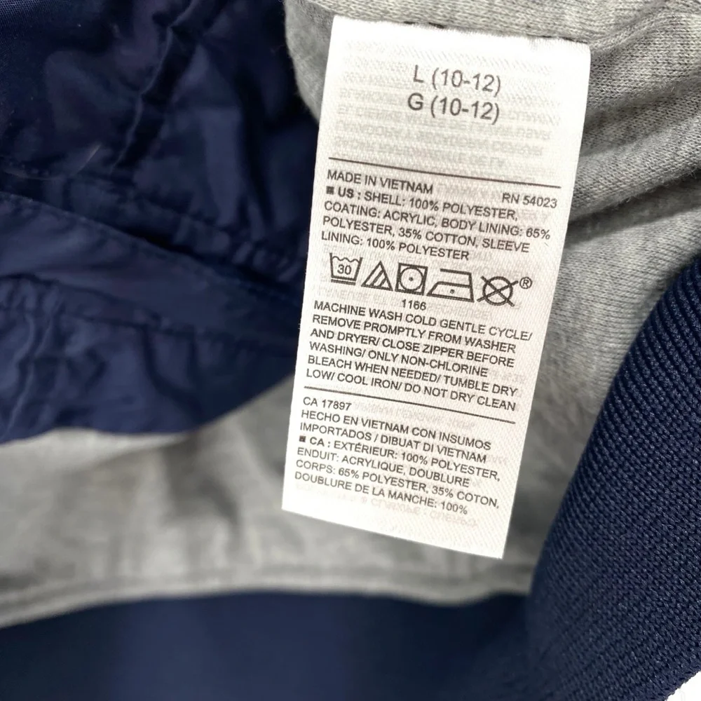Old Navy Kids Navy Blue Zip Up Jacket New
